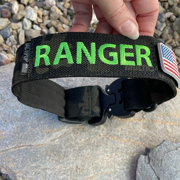 🐾 Personalized Tactical Dog Collar - Picture 1 of 7